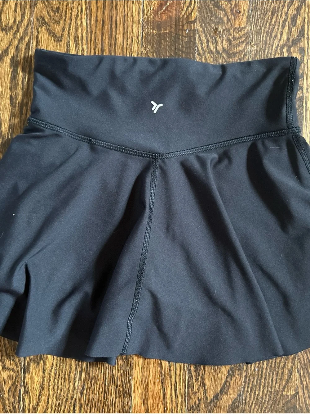 Old Navy Black Flared Skater Mini Skirt